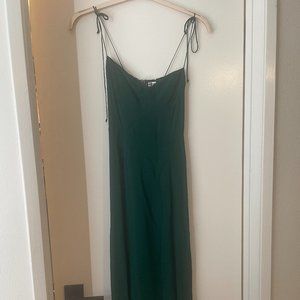 Reformation Emerald Juliette Dress
